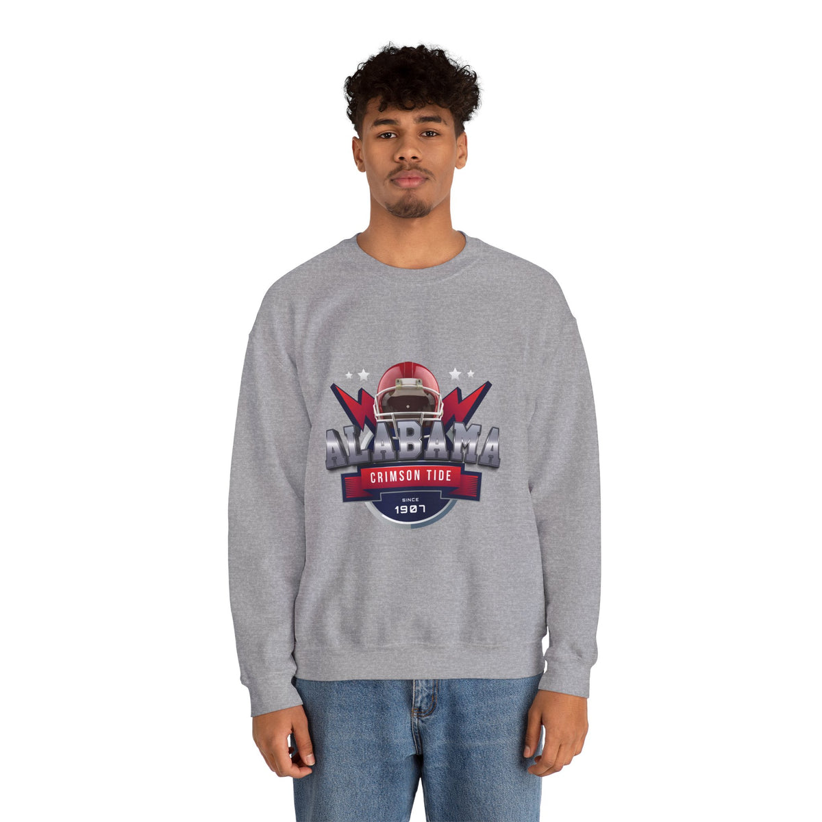 Crimson Tide Helmet Style Sweatshirt