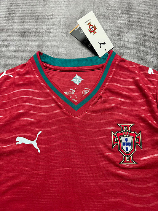 Portugal Fan Tee Red - WOMEN