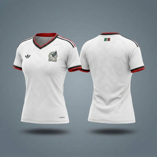 Mexico Fan Tee White - WOMEN