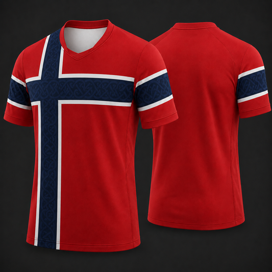 Norway Fan Tee Red - MEN | UNISEX