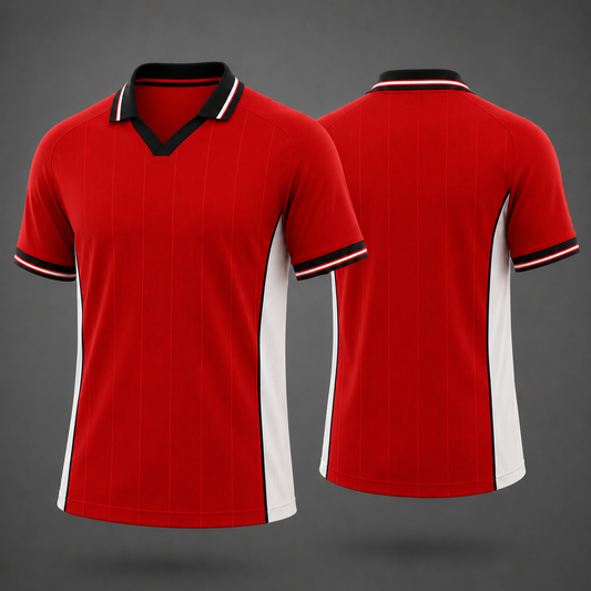 Panama Fan Tee Red - MEN | UNISEX