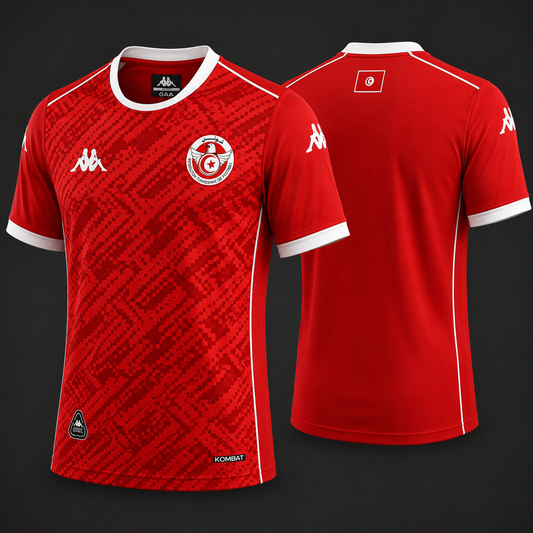 Tunisia Fan Tee Red - MEN | UNISEX