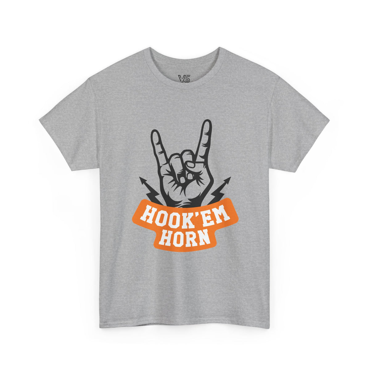 Texas Hook 'Em Horns T-Shirt — Retro Western Texas Graphic Tee
