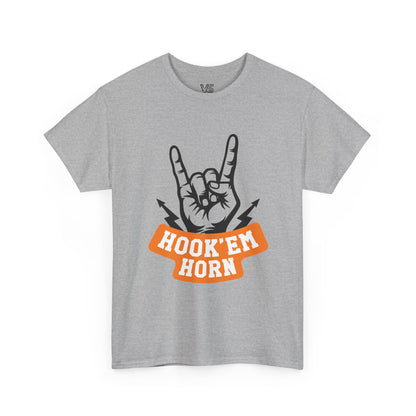 Texas Hook 'Em Horns T-Shirt — Retro Western Texas Graphic Tee