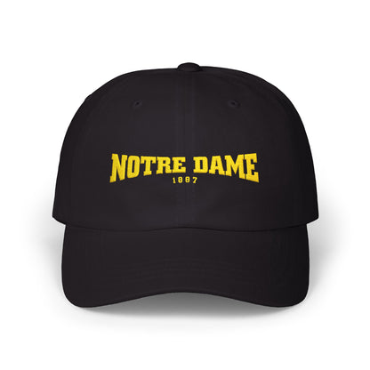 Notre Dame  Classic  Dad Cap