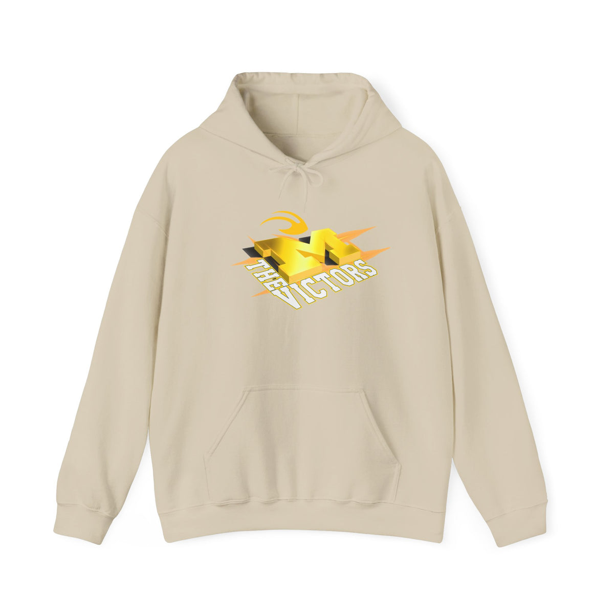 Michigan 1862 Retro Yellow Vector Logo Pullover