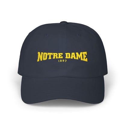 Notre Dame  Classic  Dad Cap