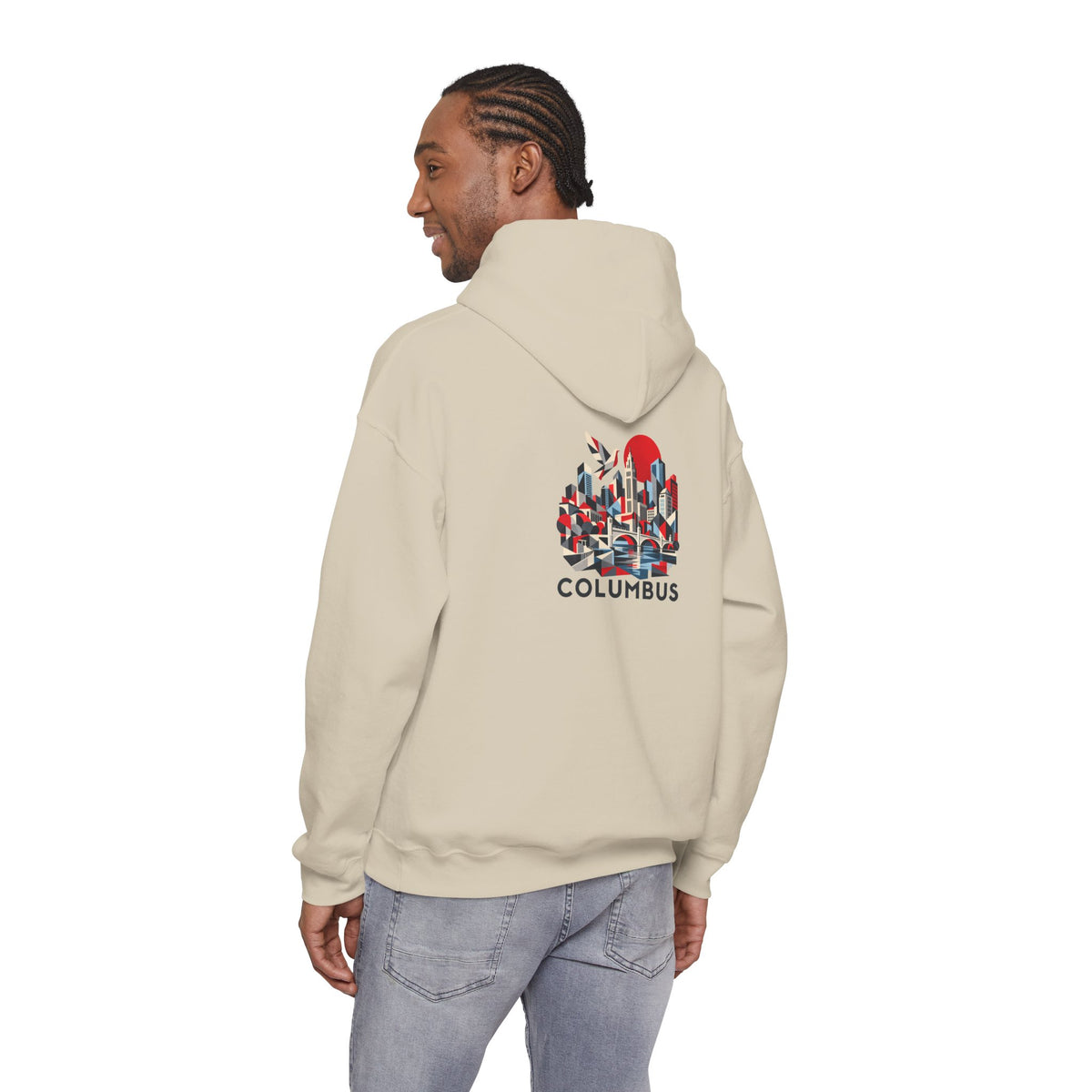 Buckeyes Vintage Skyscraper Hoodie
