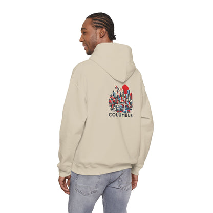 Buckeyes Vintage Skyscraper Hoodie