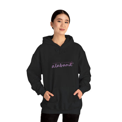 Alabama Purple Script Hoodie