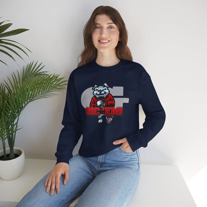 Georgia 'Sic 'Em' Crewneck Sweatshirt