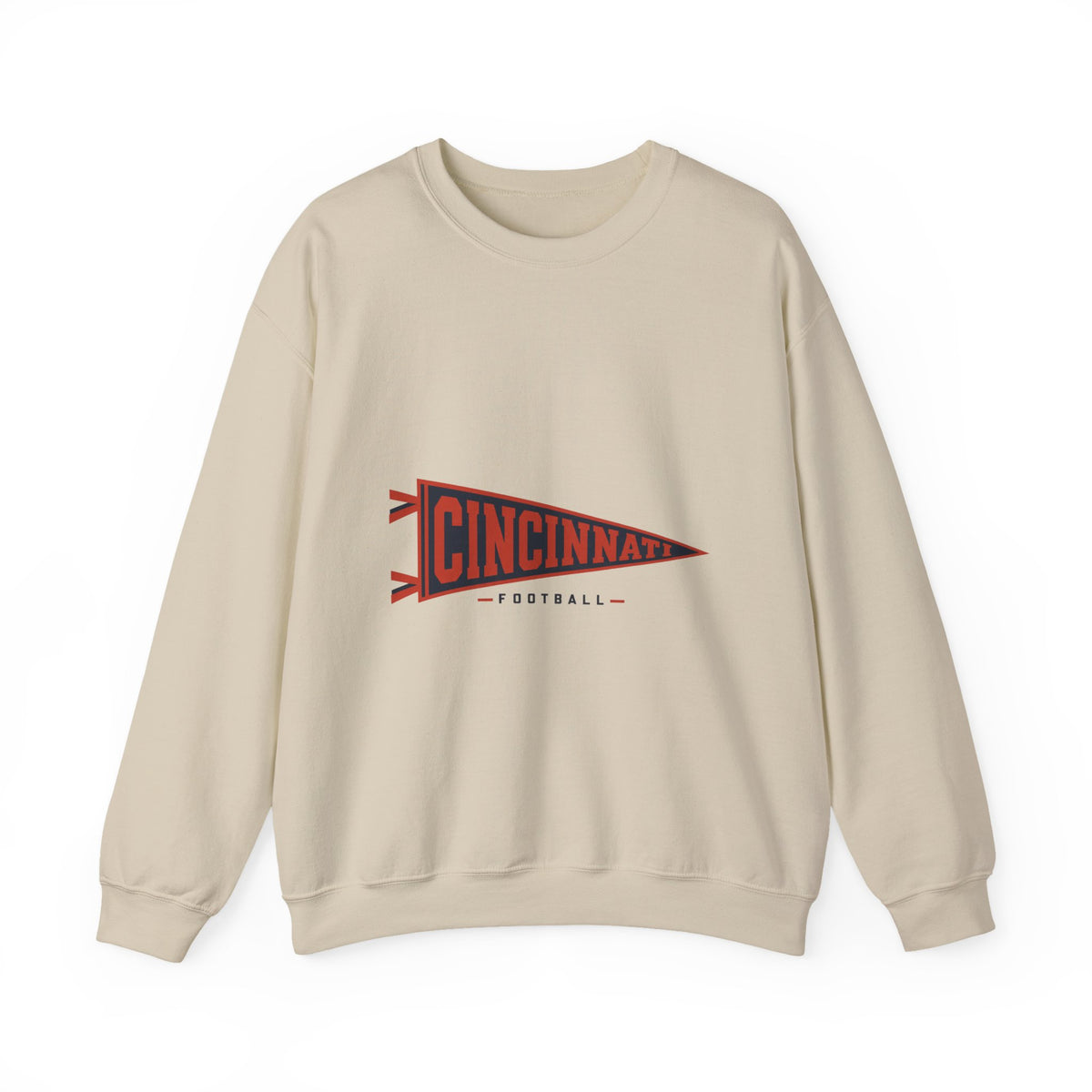 Cincinnati Football Vintage Pennant Crewneck Sweatshirt