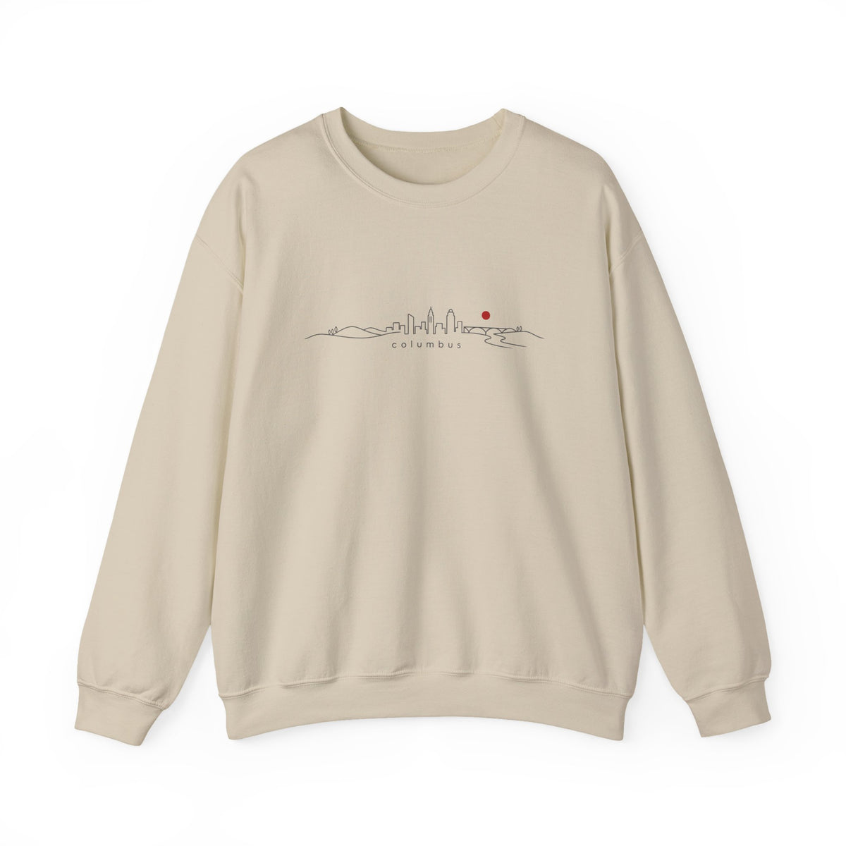 Ohio Sweatshirt — Scenic State Outline Sunset Design