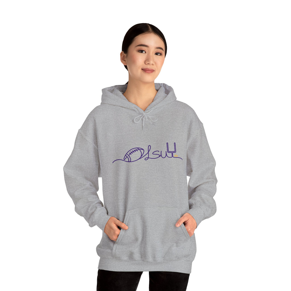 Tigers Football Vintage Hoodie
