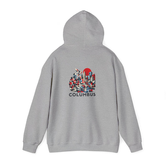 Buckeyes Vintage Skyscraper Hoodie