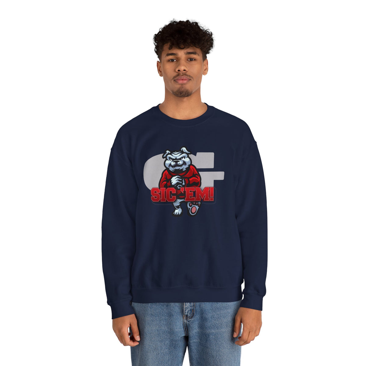 Georgia 'Sic 'Em' Crewneck Sweatshirt