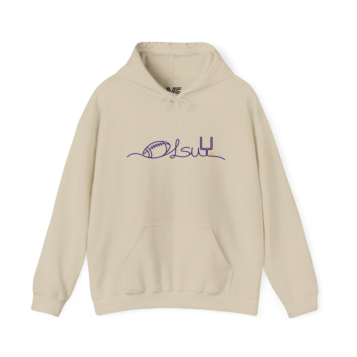 Tigers Football Vintage Hoodie
