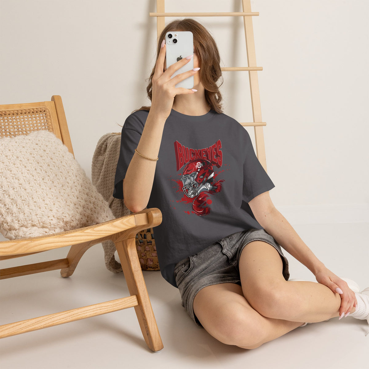 Buckeyes Aesthetic Helmet Tee