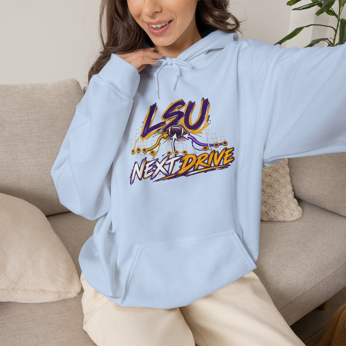 Tigers Next Drive Vintage Hoodie