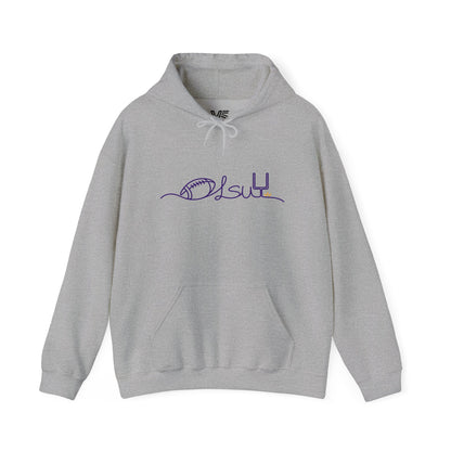 Tigers Football Vintage Hoodie