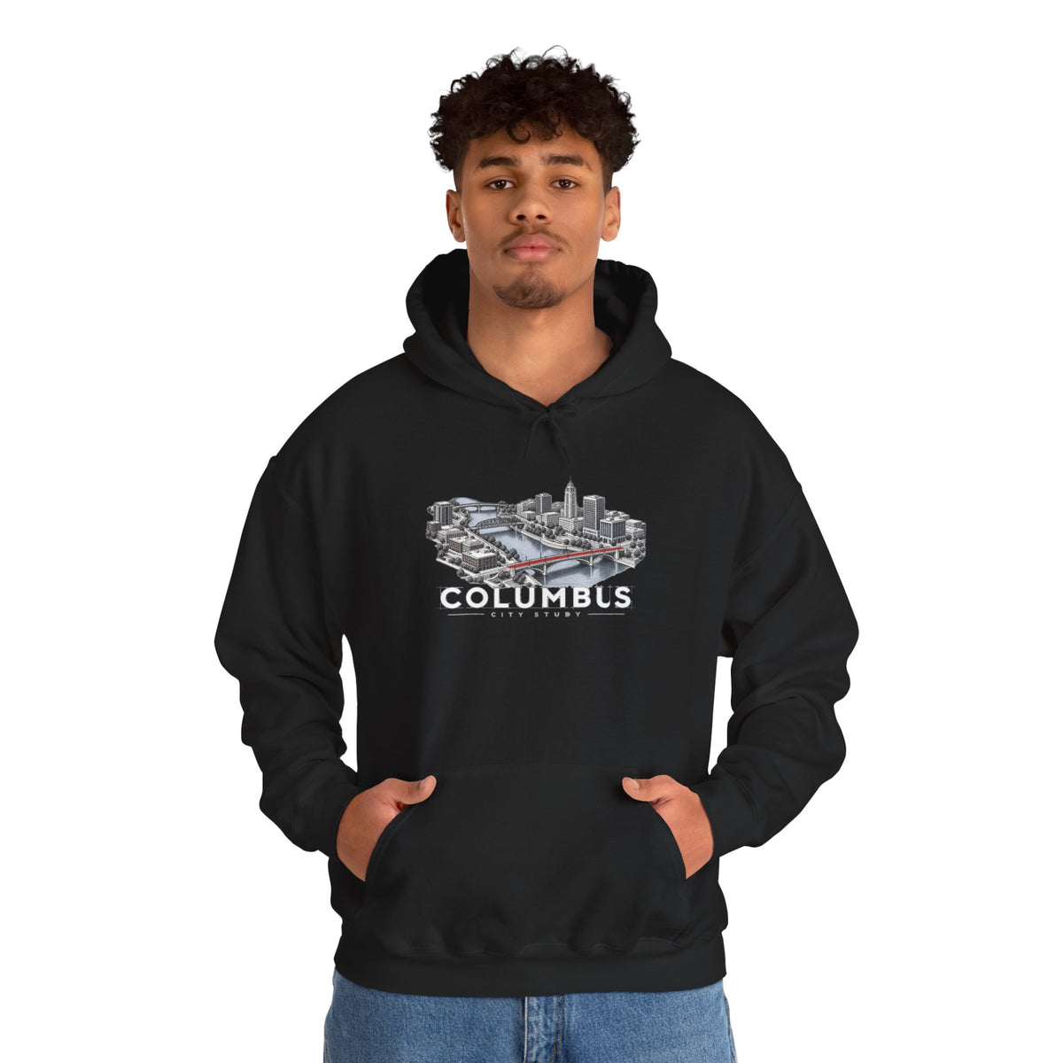 Columbus City Skyline Hoodie
