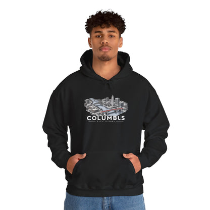 Columbus City Skyline Hoodie