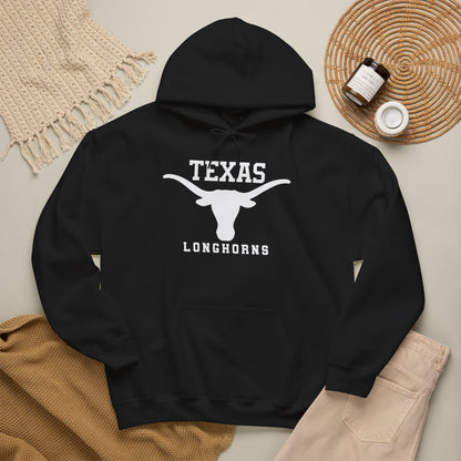 Texas Longhorns Hoodie – Vintage Lone Star Steer Logo