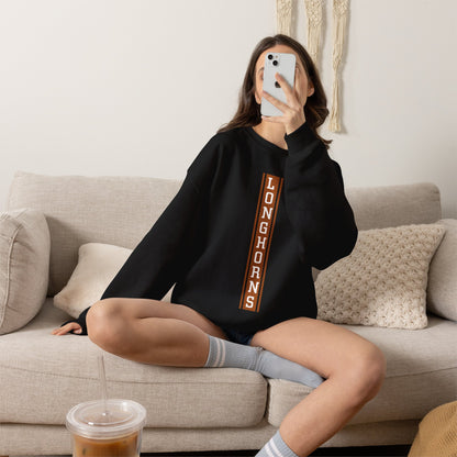 Longhorns Vertical Back Crewneck Sweatshirt