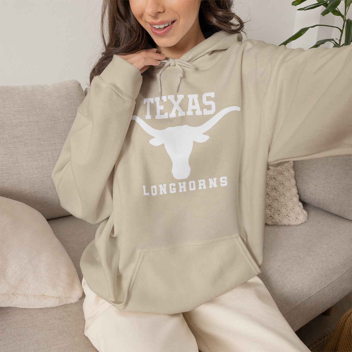 Texas Longhorns Hoodie – Vintage Lone Star Steer Logo