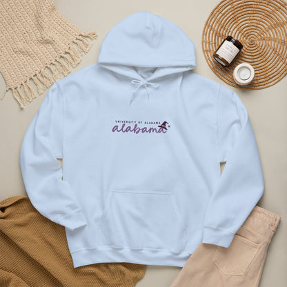 Alabama Purple Script Hoodie