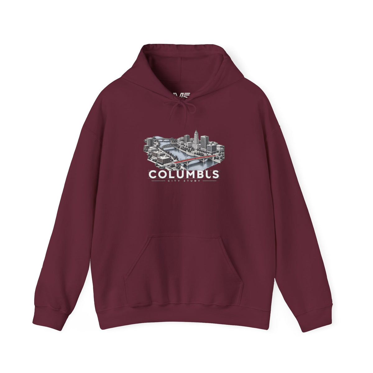 Columbus City Skyline Hoodie