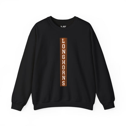 Longhorns Vertical Back Crewneck Sweatshirt