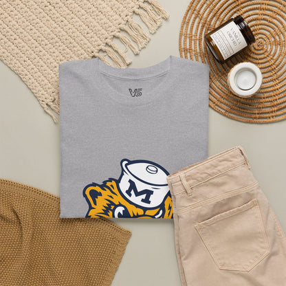 Wolverines Vintage Tiger Mascot T‑Shirt