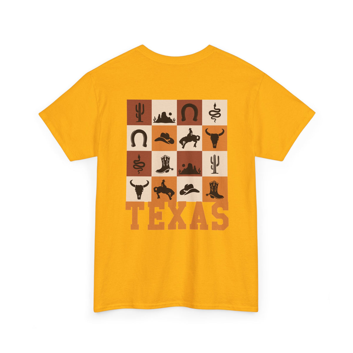 Texas Hook 'Em Horns T-Shirt — Retro Western Texas Graphic Tee