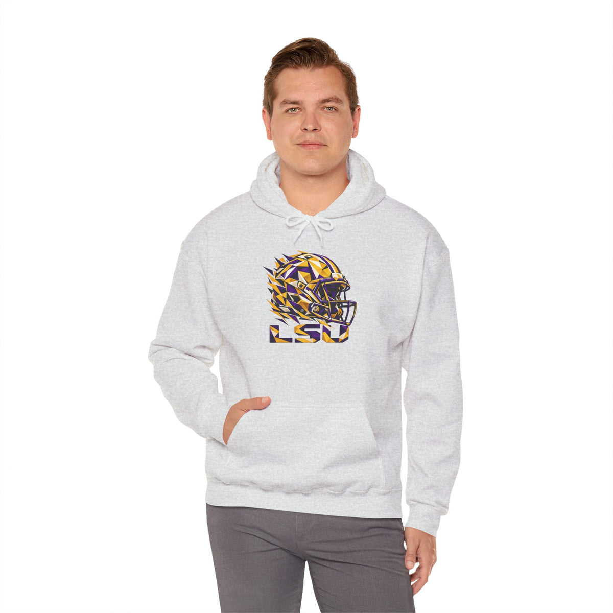LSU Football Helmet Hoodie