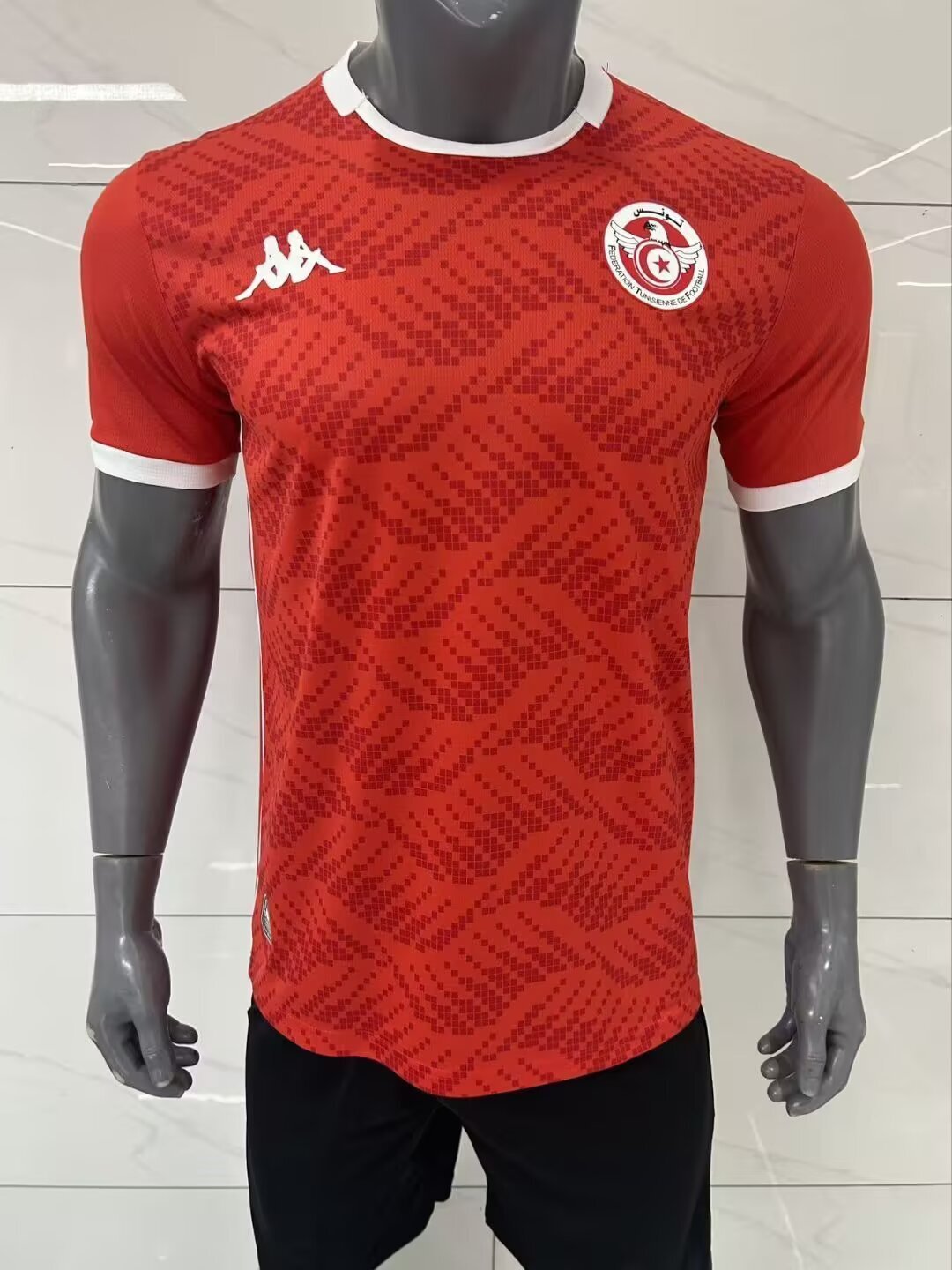 Tunisia Fan Tee Red - MEN | UNISEX