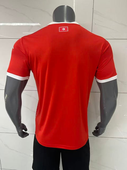 Tunisia Fan Tee Red - MEN | UNISEX