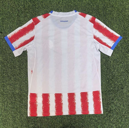 Paraguay Fan Tee Red White - MEN | UNISEX