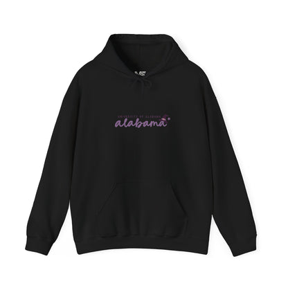 Alabama Purple Script Hoodie