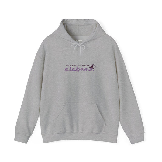 Alabama Purple Script Hoodie