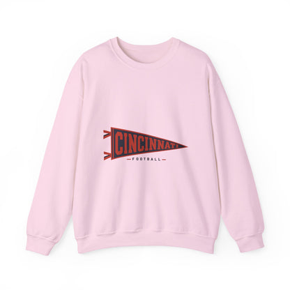 Cincinnati Football Vintage Pennant Crewneck Sweatshirt
