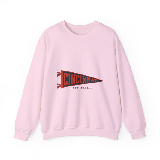 Cincinnati Football Vintage Pennant Crewneck Sweatshirt