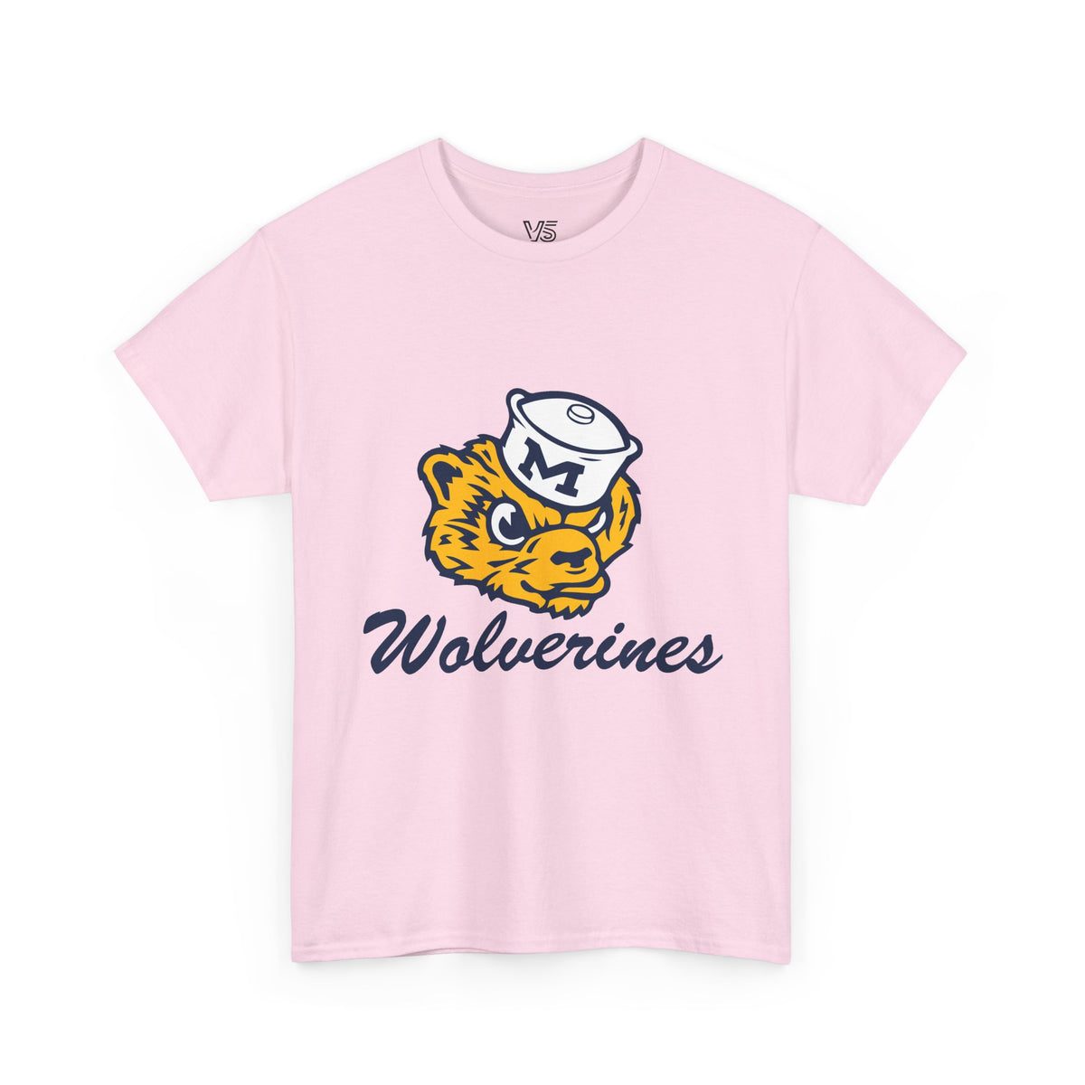 Wolverines Vintage Tiger Mascot T‑Shirt