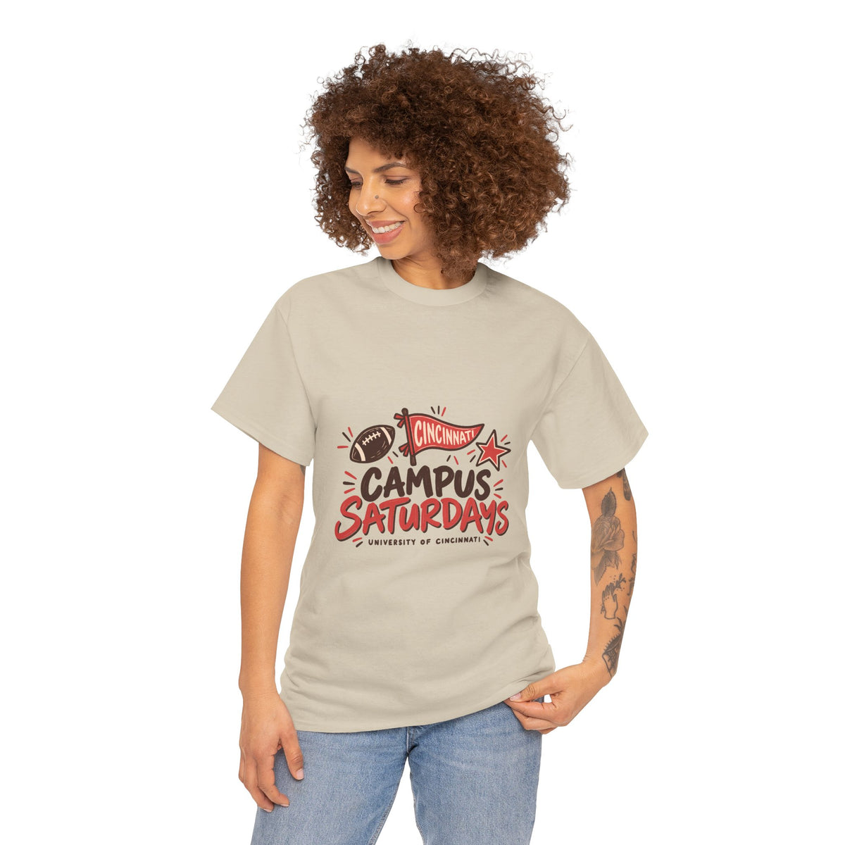 Cincinnati Campus Saturdays Football T-Shirt