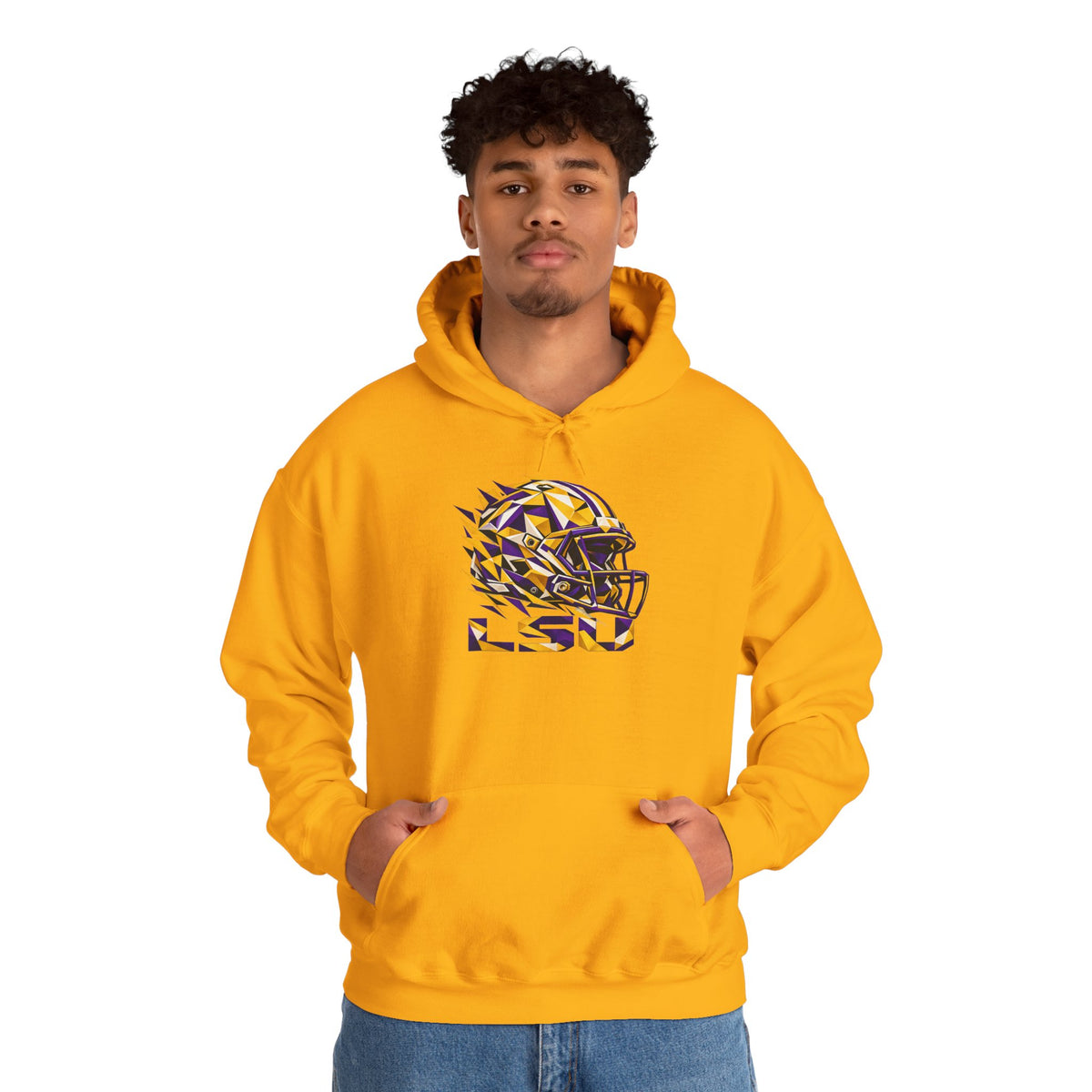 LSU Football Helmet Hoodie