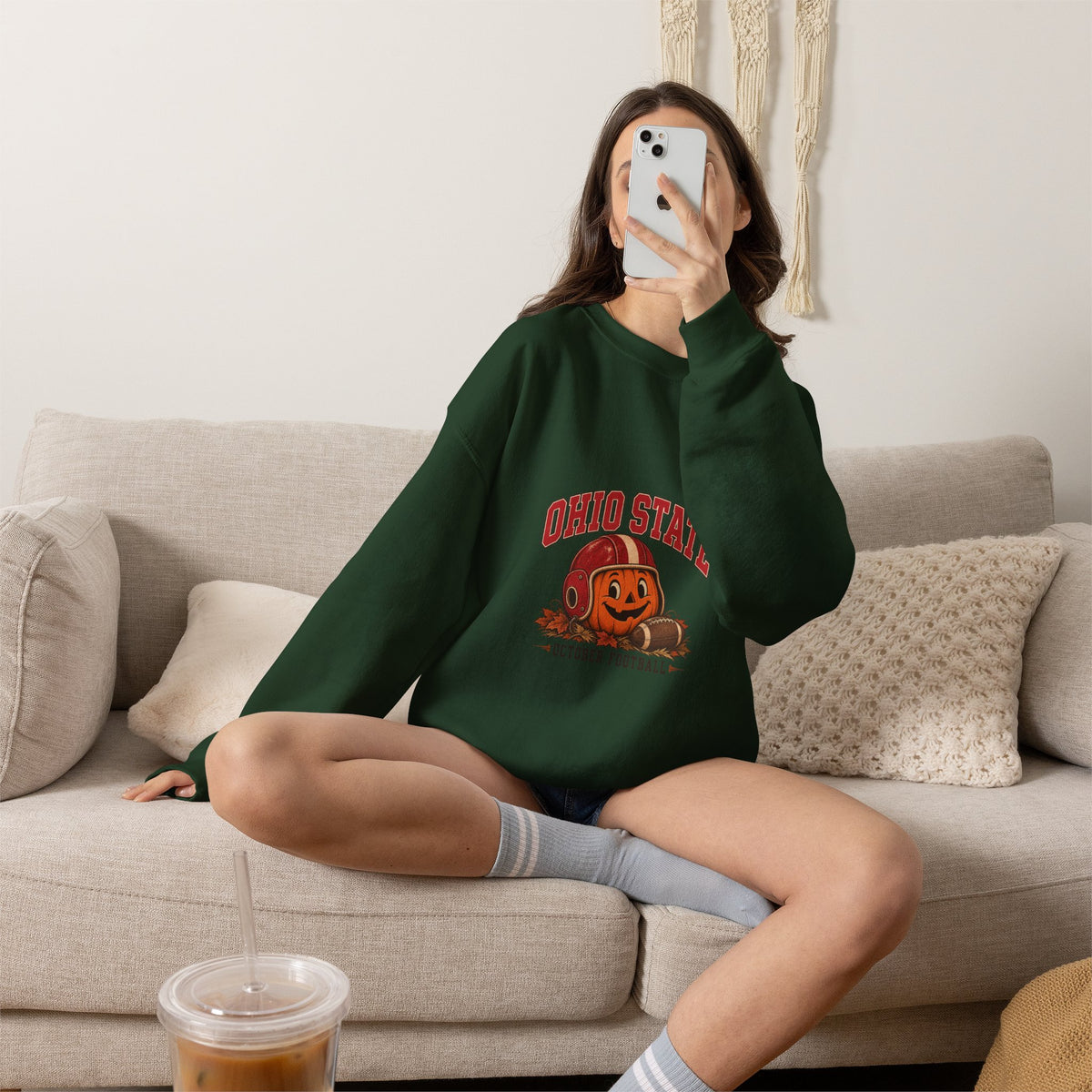 Buckeyes Halloween Pumpkin Sweatshirt
