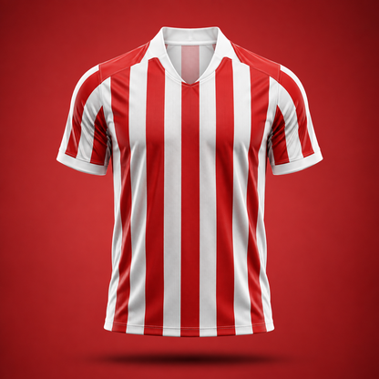 AM Red White Fan Tee - UNISEX