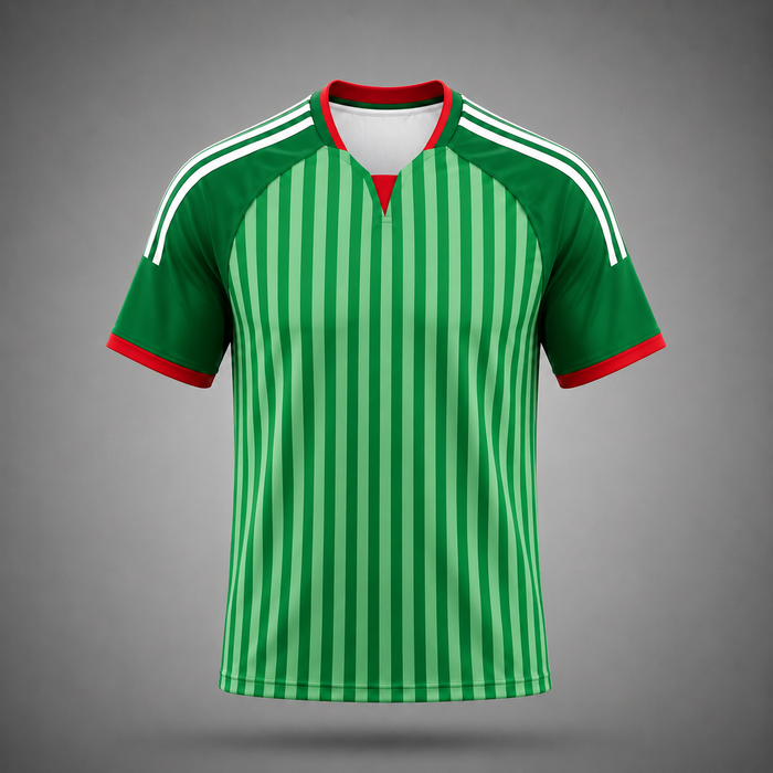 Algeria Fan Tee Green - MEN | UNISEX