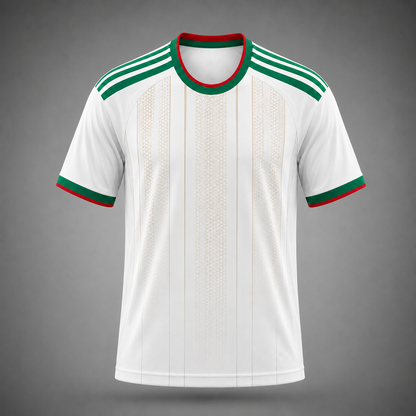 Algeria Fan Tee White - MEN | UNISEX