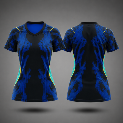 Fan Tee Blue - WOMEN